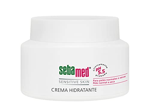 Sebamed Crema Hidratante - 75 ml Cuida y protege la piel facial frente al envejecimiento prematuro y previene la formación de arrugas y líneas de expresión, Para piel sensible de normal a grasa