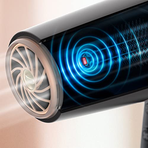 Secador de pelo de la serie 5000 de Philips con tecnología ThermoShield, 3 posiciones de calor y 2 de velocidad, potencia de secado de 2300 W, BHD510/00