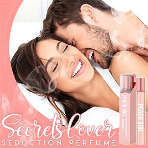 Secrets Lover Seduction Perfume, Perfume Spray for Women, Extra Strength Human Pheromones to Attract Men for Women, Pure Seduction, Pheromones to Attract Women for Men (White Peach)