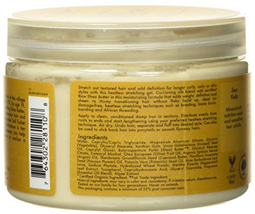 SHEA MOISTURE Raw Shea Butter Curl Stretch Gel 340 g (0764302281108)