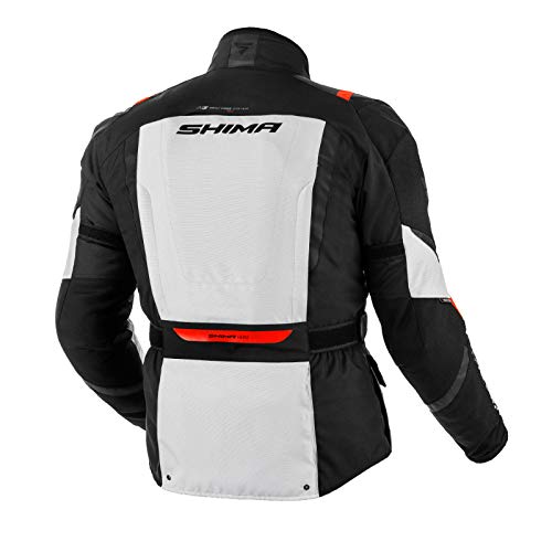 Shima Hero - Chaqueta de motorista para hombre con protectores textiles