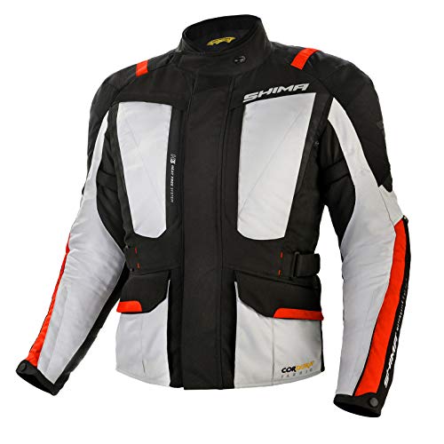 Shima Hero - Chaqueta de motorista para hombre con protectores textiles