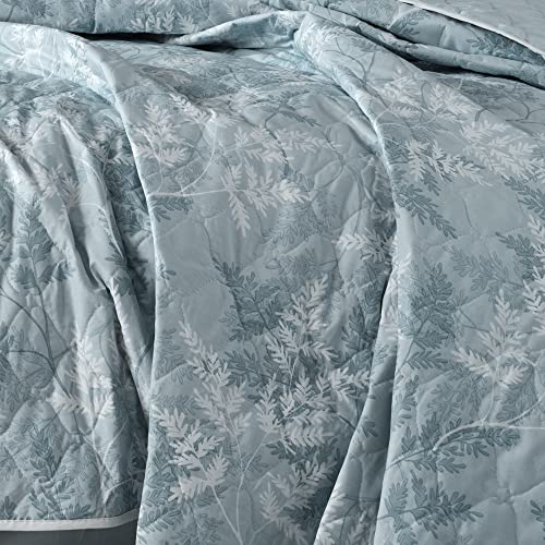 Sibiles - Colcha Bouti Algodón Turco Cama 135, 150, 160, y 180 Naturals Aqua (240x240 cm - Cama 135/150/160)