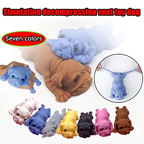 Simulación Creativa Cachorro Descompresión Fidget Novedades Perro Lindo Perfumado Lento Levantamiento Dedo Alivio del estrés Perrito Poppet Fidget Sensorial para la ansiedad Autismo Regalos