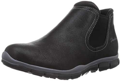 Skechers Gratis, Botas de Moda Mujer, Black, 36.5 EU