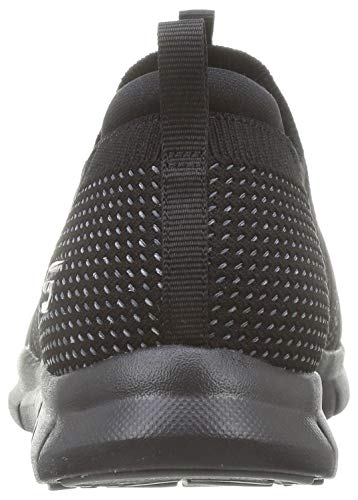 Skechers Gratis, Zapatillas Mujer, Black Mesh Stretch Fit, 35.5 EU