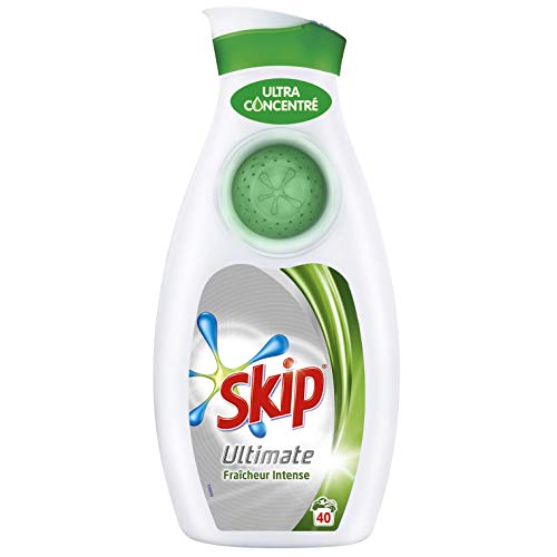 Skip Ultimate Fresh Clean, Detergente Líquido Concentrado, 2 x 1.4 L (2 x 40 Lavados)