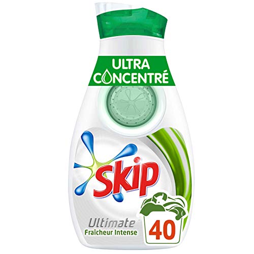 Skip Ultimate Fresh Clean, Detergente Líquido Concentrado, 2 x 1.4 L (2 x 40 Lavados)