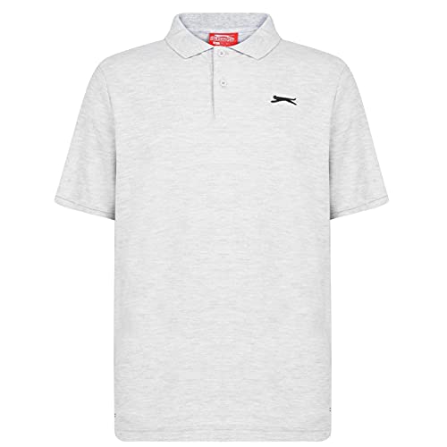 Slazenger - Polo de manga corta para hombre gris L