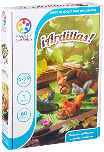 smart games Ardillas, Educativos, Regalos Divertidos, Rompecabezas Niños, Juguetes Niña 6 Años o Más, Juego Mesa, multicolor (1)