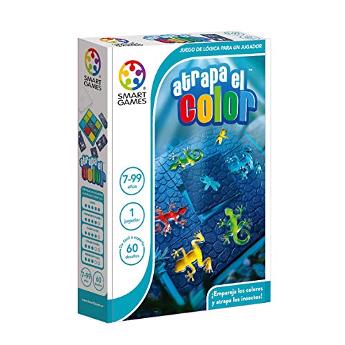 smart games- Atrapa al Color Educativo, Juegos de Mesa Infantiles, niños, smartgames, Juguete Puzzle para pequeños, Multicolor (Lúdilo SG443ES)