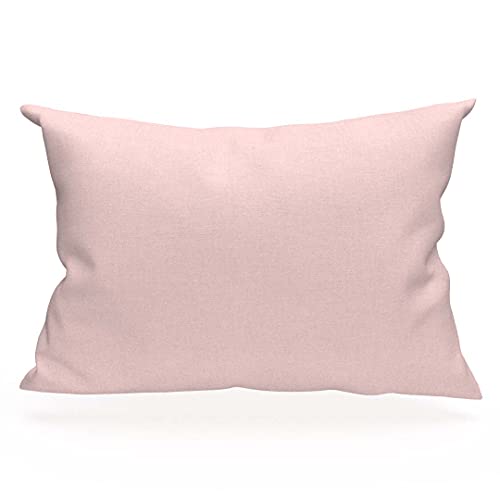 Soleil d'Ocre 554827 - Funda de almohada de algodón, color rosa, talla 50 x 75 cm