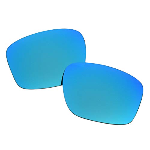 SOODASE Para Oakley Sliver Gafas de Sol Azul Lentes de Repuesto polarizadas