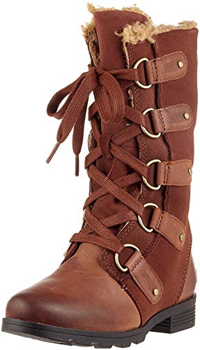 Sorel Emelie Lace, Botas Mujer, Marrón (Burro 282), 37 EU