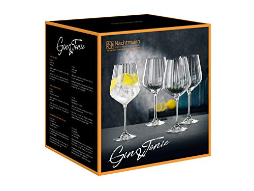 Spiegelau & Nachtmann, Gin & Tonic 102892 - Juego de 4 piezas (640 ml, 22,2 cm)