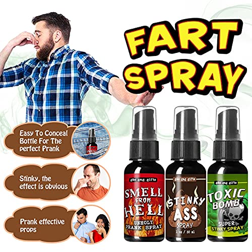 Spray potente para pedos de culo, 30 ml, broma de pedos apestosa, aerosoles líquidos y apestosos para bromas de pedos para adultos o niños