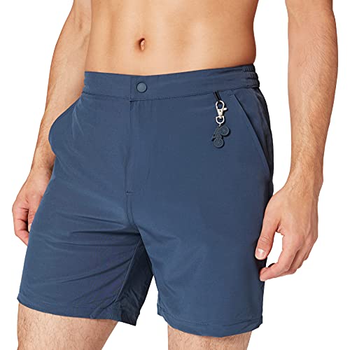 Springfield BAÑADOR Bermuda Lycra Hombre, Azul Medio, S