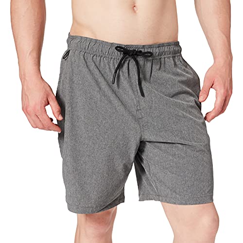 Springfield Lycra Bañador para Hombre, Gris Oscuro, S