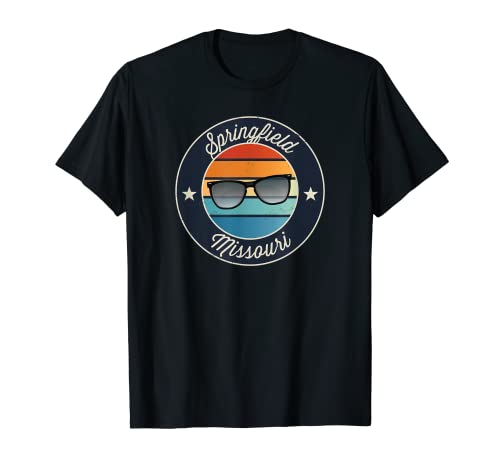 Springfield Missouri MO Vacation Souvenir Gafas de sol Sunset Camiseta