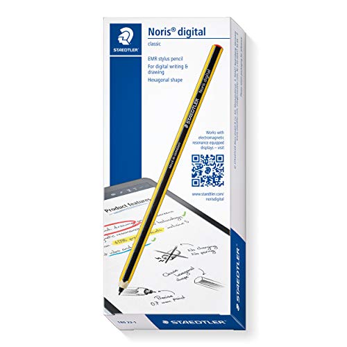 STAEDTLER Noris Digital Classic 180 22 EMR Stylus para dibujar y escribir sobre dispositivos digitales equipados con tecnología EMR (Consulte La Lista De Compatibilidad Antes De Comprar)