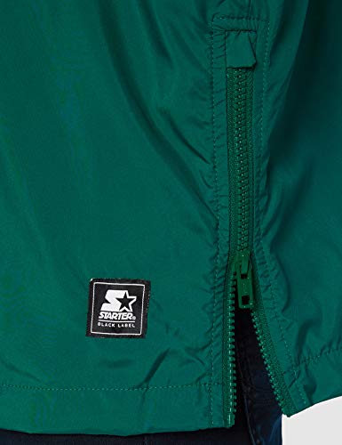 STARTER BLACK LABEL Half Zip Jacket Chaqueta calentadora, Verde Retro, Azul y Blanco, M para Hombre