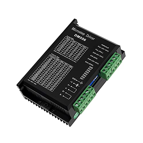 Steperonline DM556 - Accesorio para impresora 3D (5,6 A, motor stepper 42/57 tepper driver, controlador ajustable de 5 V/24 V)