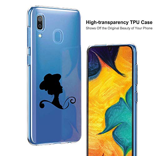 Suhctup Compatible con Huawei Y5 2017/Nova Young Funda Silicona Transparente con Dibujos Lindo Cárcasa Ultrafina Suave Gel TPU con Animados Diseño Patrón Antigolpes Proteccion Cover，Mujer