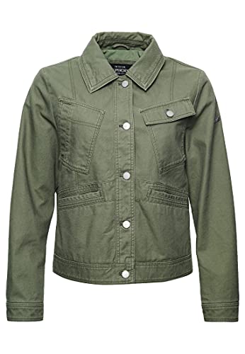 Superdry Cropped Dresscode Jacket Chaqueta, Verde (Rosemary Green V0v), M (Talla del Fabricante:12) para Mujer