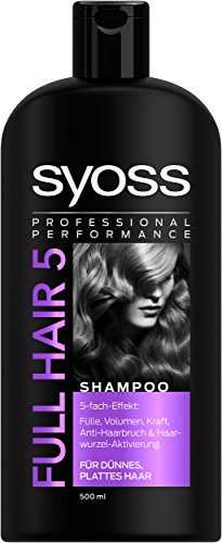 syoss Champú Full Hair 5, 3 Pack (3 x 500 ml)