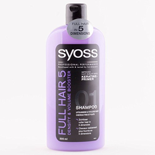 Syoss Full Hair 5 Density & Volume Booster Shampoo 16.9 fl oz by Syoss