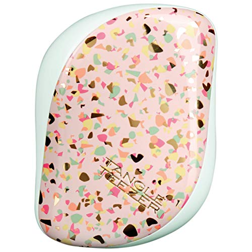 Tangle Teezer Compacto Styler, Cepillo de pelo desenredante, Terazzo