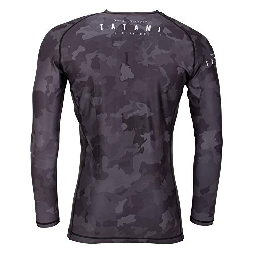 Tatami Fightwear Stealth Rash Guard Men's Camisa de Compresión Hombre MMA BJJ Fitness Artes Marciales Boxeo Grappling No Gi