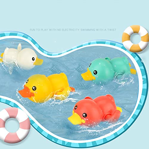 Tatoonly Bebé Niños Chirriante Patos Relojería Juguetes de Baño Sala de Baño Agua Juego Divertido Jugando Niños Recién Nacidos Niñas Juguetes Para Niños