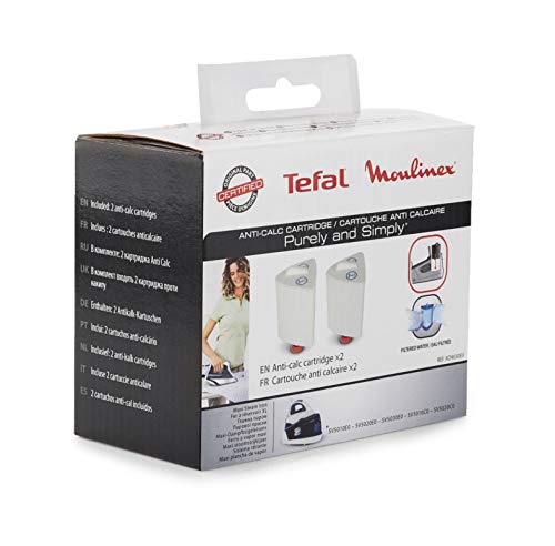 Tefal Cartucho Antical XD9030E0 - Cartucho antical para generadores Easy Steam y centros de planchado Rowenta, Reduce el tiempo de calentamiento y mejora el rendimiento