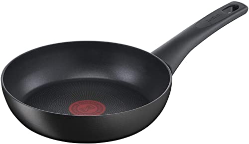 Tefal Ultimate On - Juego de 2 Sartenes: 2 Sartenes de 20/26 cm con revestimiento muy resistente, Thermo-Signal, Thermo-Fusion, forma profunda, todo tipo de cocinas, apto para horno, sin PFOA