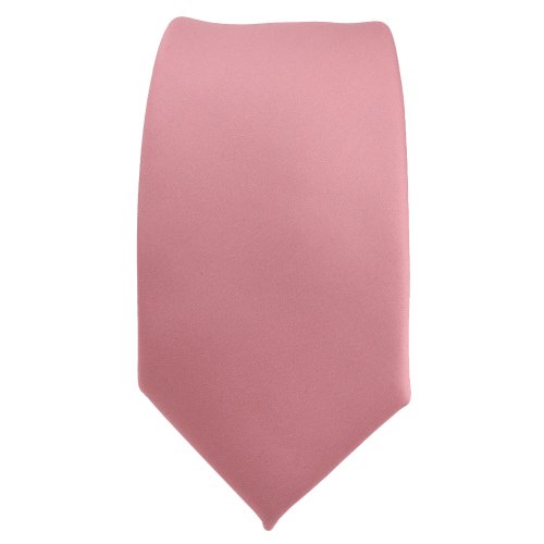 TigerTie - corbata estrecha - rosa oscuro viejo-rosa monocromo poliéster