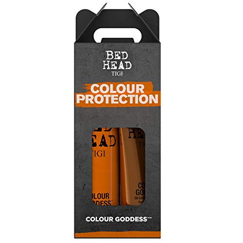 TIGI Bed Head – Colour Goddess, champú y acondicionador para pelo teñido, 2 productos