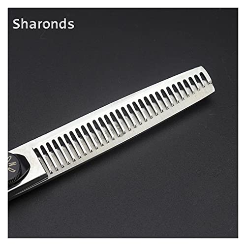 Tijeras de corte de pelo Tijeras de peluquería japonesas 440C de 6 pulgadas, juego de tijeras especiales para salones de belleza, antideslizantes, afiladas, con logo personalizado gratis Barberware