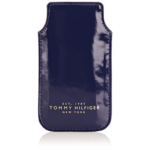 Tommy Hilfiger Felicity Phone Case, Organizador de Bolso para Mujer, Azul-Blau (Twilight Blue 470), 8x13x1 cm (B x H x T)