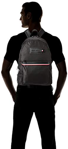 Tommy Hilfiger - Modern Nylon Backpack, Shoppers y bolsos de hombro Hombre, Negro (Black), 12.5x46x31.5 cm (W x H L)