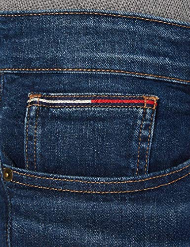 Tommy Jeans Austin Slim Tapered ASDBS Jeans, Aspen Azul Oscuro Stretch, W34 / L32 para Hombre