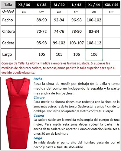 TONALA | Vestido Mujer Fiesta Boda Evento Encaje Recto Chic Manga Larga | Vestido de invitada de comunion, Vestidos de Fiesta para Bodas Cortos | Vestidos Elegantes Mujer Fiesta (Rojo, XL)