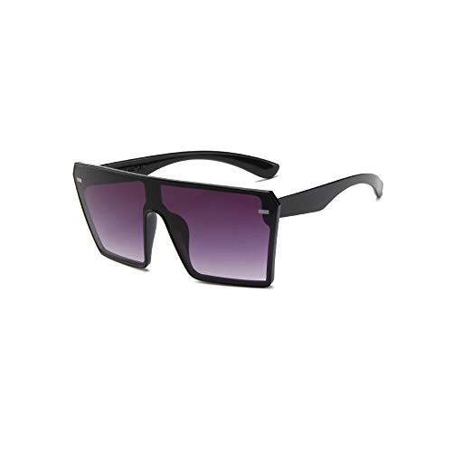 Top Venta 2020 Mujeres Moda Grande De Gran Tamaño Cuadrado Lente Gafas De Sol Gafas De Sol Para Mujeres Clásicos Señoras Hombres Negro