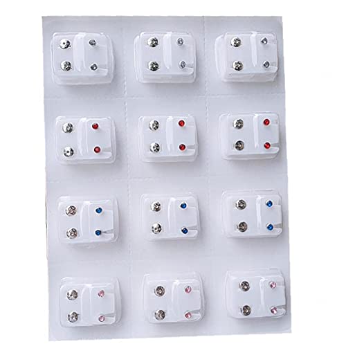 TOSSPER 1 Caja Perforado Oído Pendientes Especial Arma Piercing Pendientes