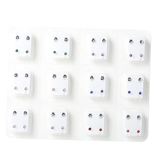 TOSSPER 1 Caja Perforado Oído Pendientes Especial Arma Piercing Pendientes