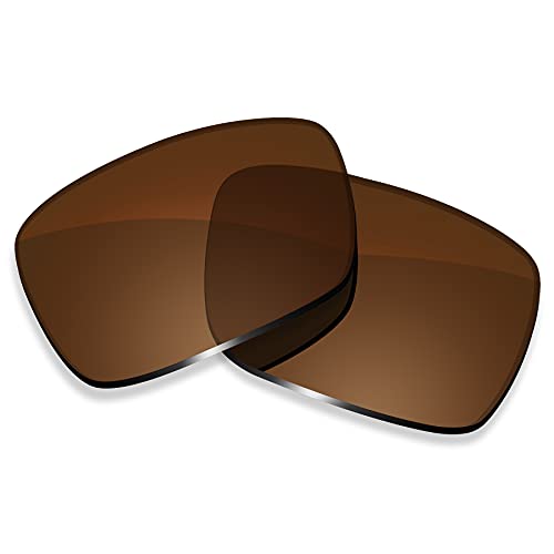 ToughAsNails Reemplazo de lente polarizada para gafas de sol Oakley Fuel Cell - Más opciones, Bronce marrón., Talla única