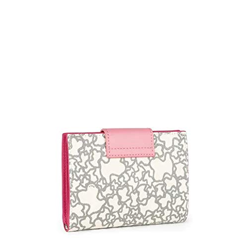 Tous Beige, Billetera S. K Mini Fucsia para Mujer, Pequeño