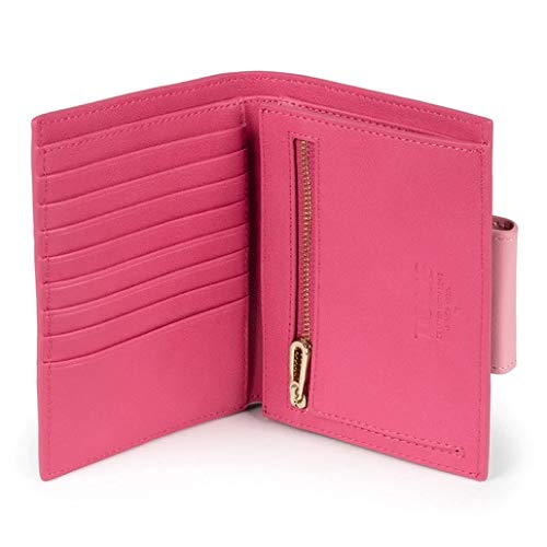 Tous Beige, Billetera S. K Mini Fucsia para Mujer, Pequeño