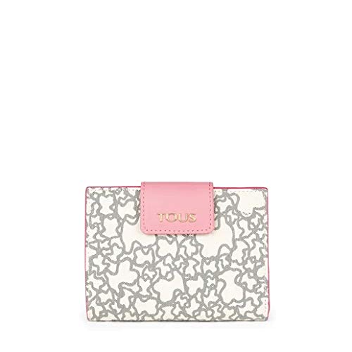 Tous Beige, Billetera S. K Mini Fucsia para Mujer, Pequeño