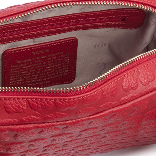 Tous Sherton, Bolso bandolera para Mujer, Rojo (Rojo 995890536), 19x14x5 cm (W x H x L)